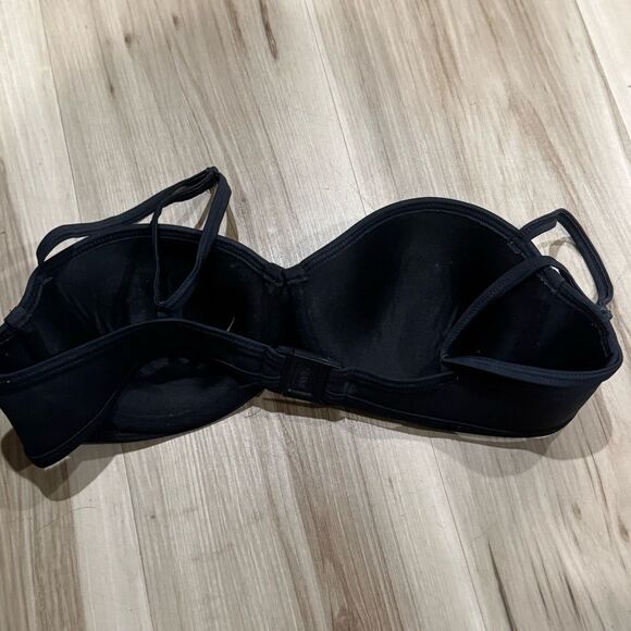 Triangl Black Yellow Neoprene Bikini Top Women’s Large - Picture 3 of 4